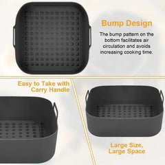 Silicone Air Fryer Liner 20CM – Reusable Non-Stick Pot | Laymston