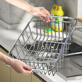 Expandable Over Sink Dish Drying Rack – Stainless Steel | Laymston
