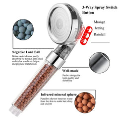High Pressure Shower Head – Water Saving Handheld