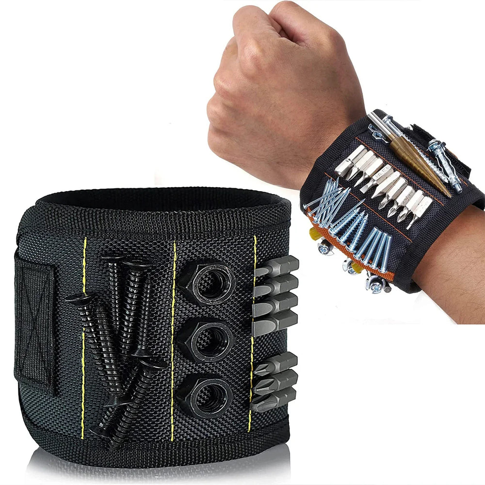 Magnetic Wristband for Screws & Nails – Tool Holder | Laymston