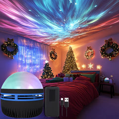 Aurora Northern Lights Projector – LED Galaxy Night Light | Laymston