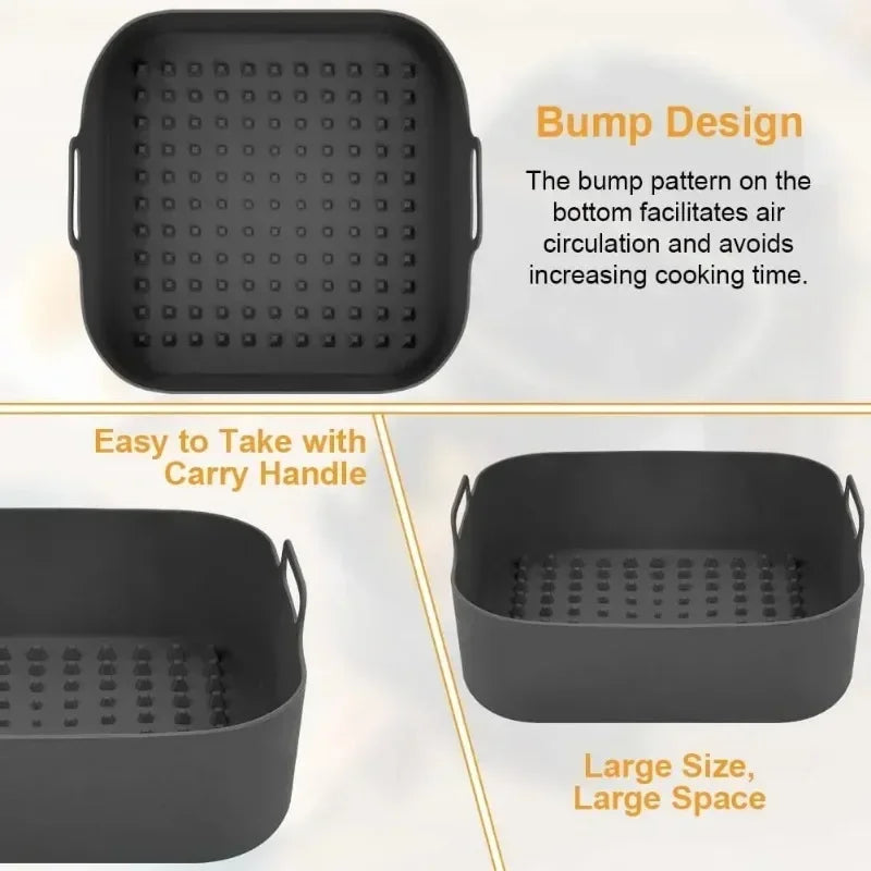Silicone Air Fryer Liner 20CM – Reusable Non-Stick Pot | Laymston