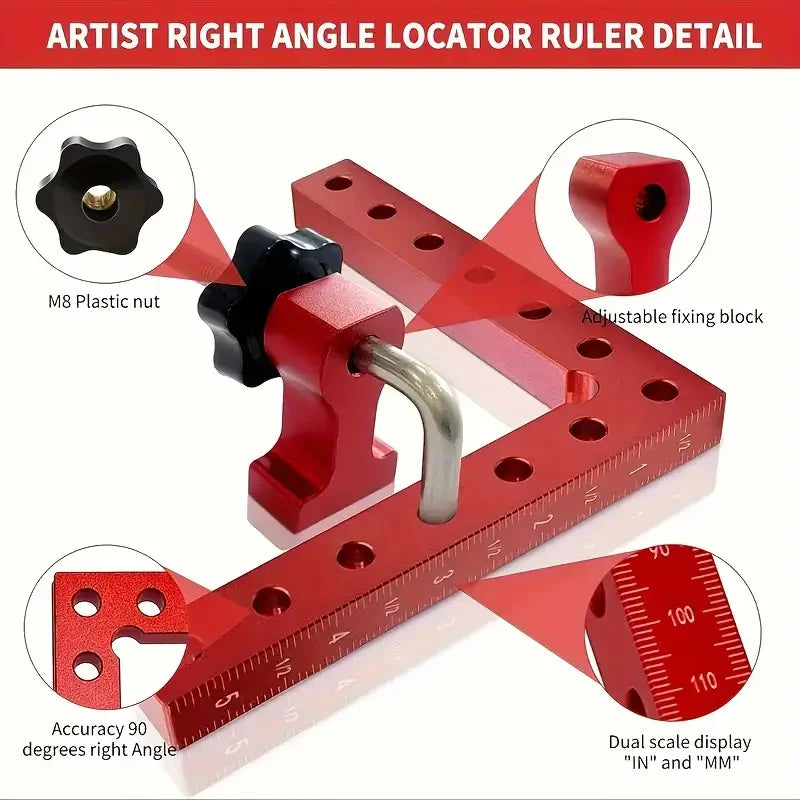 90 Degree Corner Clamp – Aluminum Woodworking Tool | Laymston