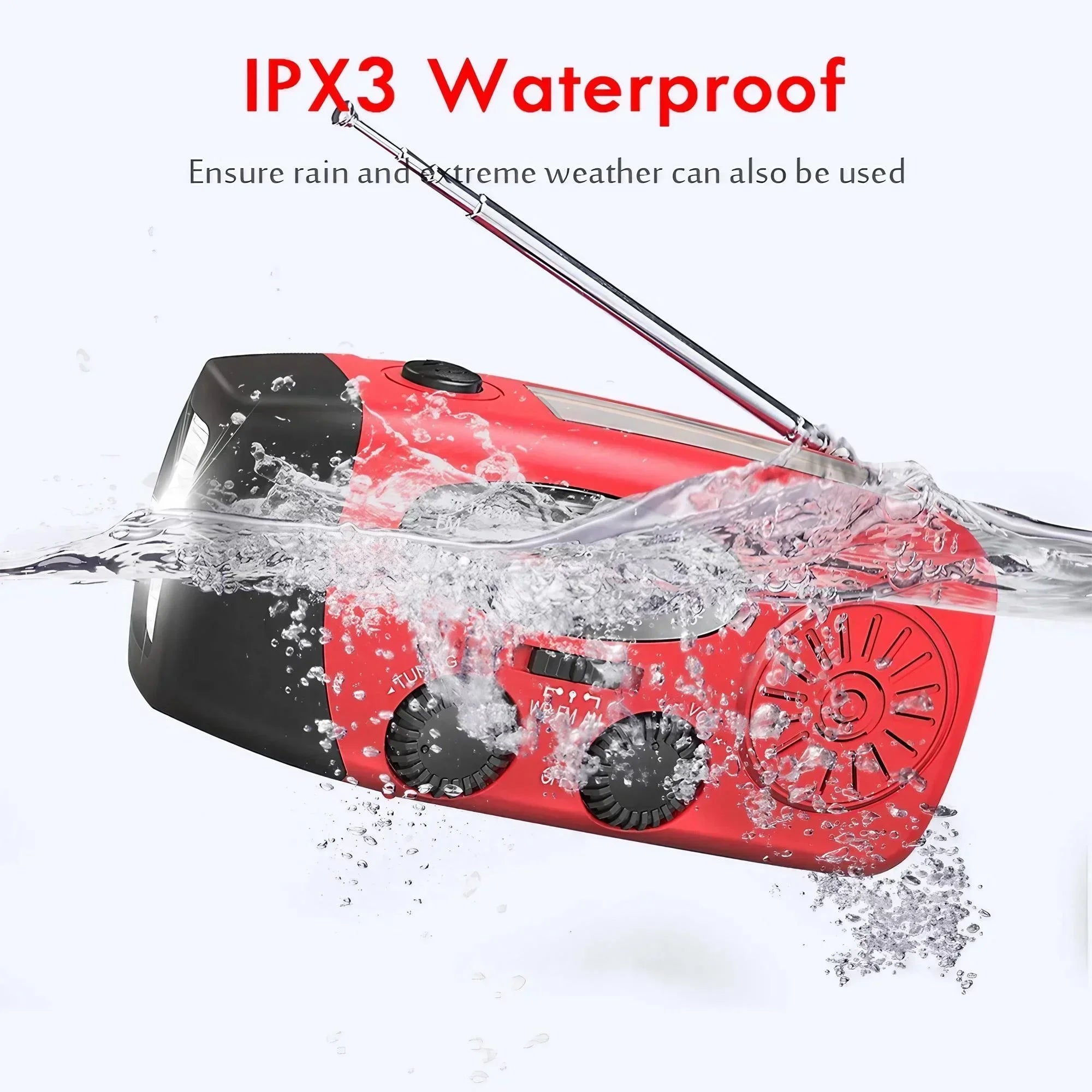 Portable Solar Emergency Survival Radio