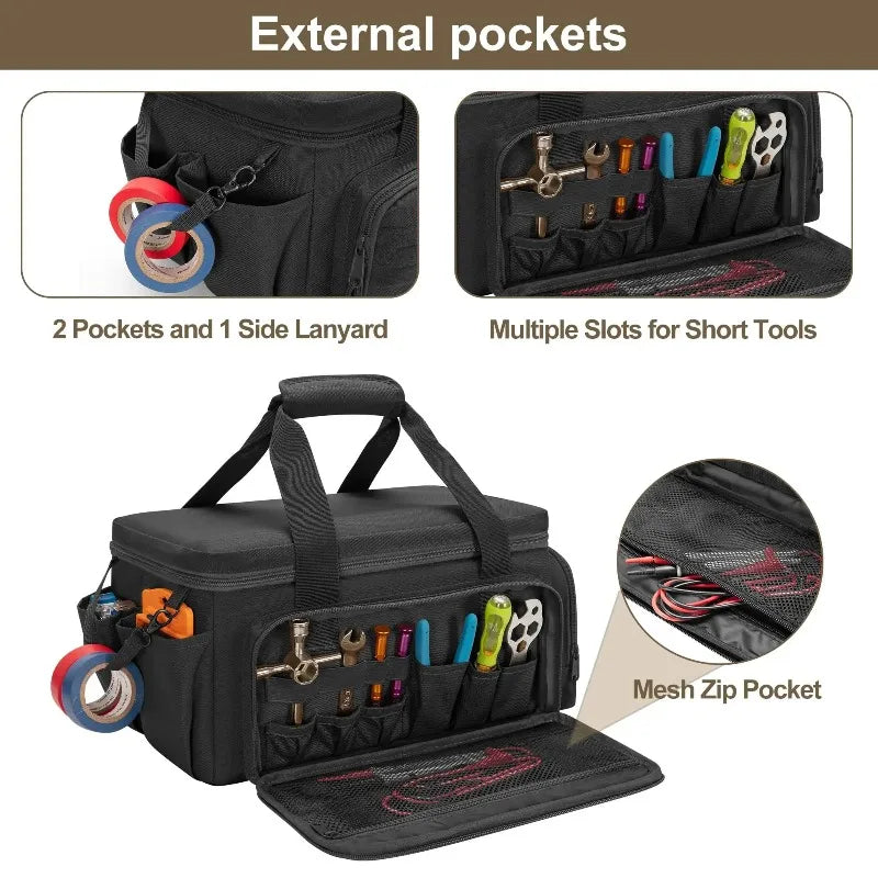 14" Heavy Duty Nylon Tool Bag – Tactical Organizer
