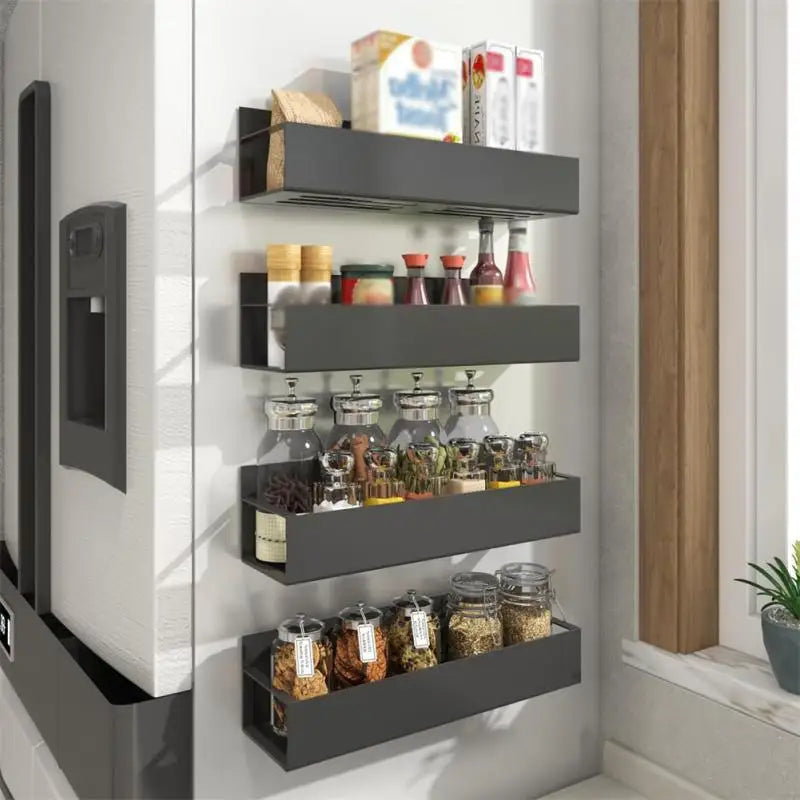 Magnetic Fridge Shelf – Space Saving Kitchen Organizer | Laymston