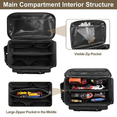 14" Heavy Duty Nylon Tool Bag – Tactical Organizer