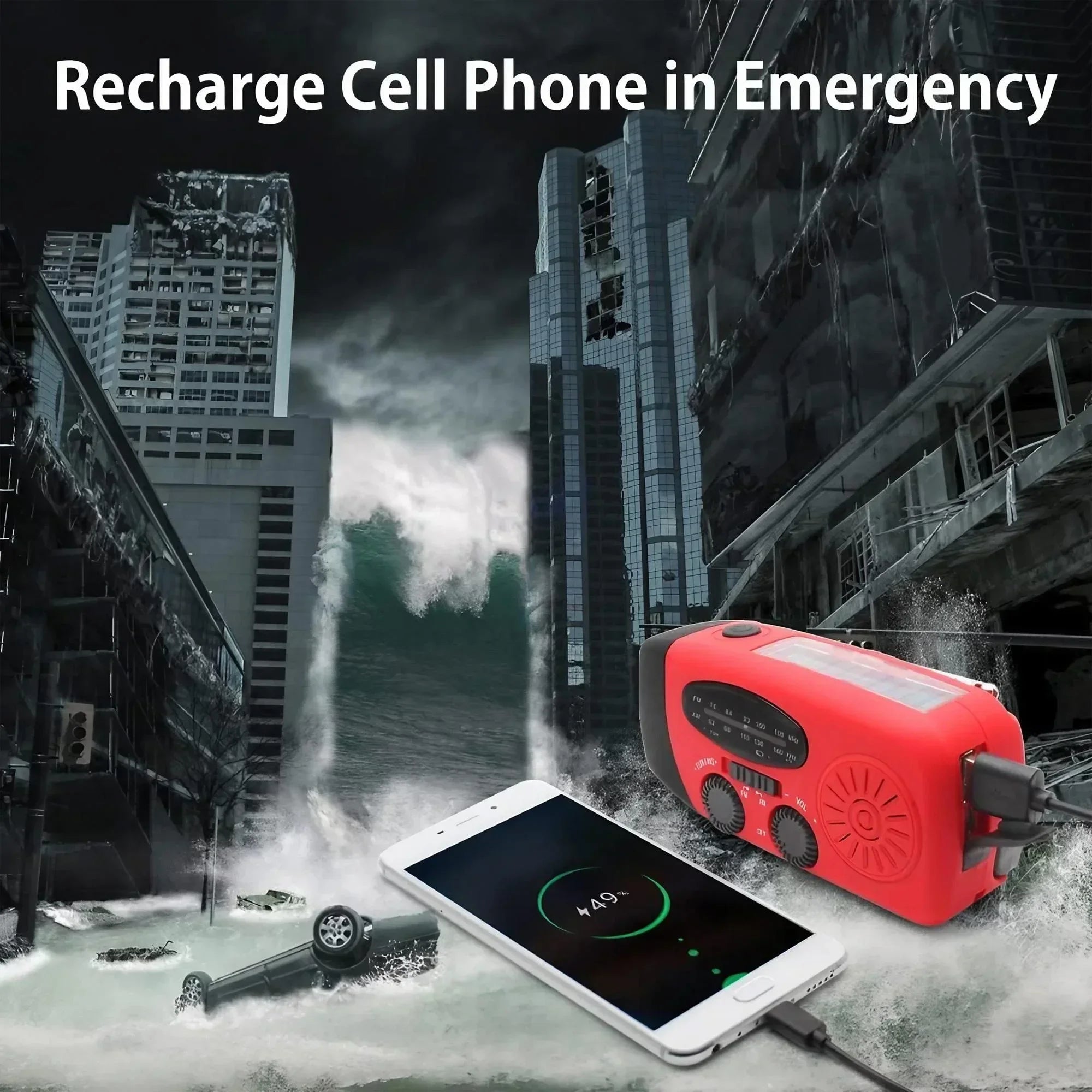 Portable Solar Emergency Survival Radio