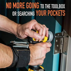 Magnetic Wristband for Screws & Nails