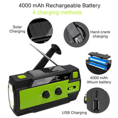 Portable Solar Emergency Survival Radio